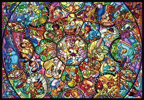 1000片 迪士尼光和顏色的交響樂(透明)拼圖