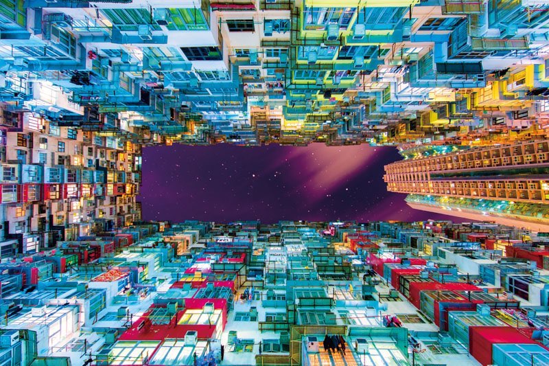 750片大片 香港-城市天井(夜光版)