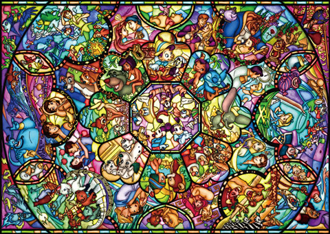 迪士尼2000片萬花筒彩繪拼圖