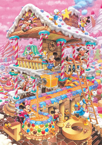 300片 迪士尼-有趣的糖果之家