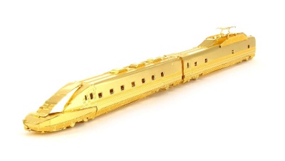 金屬片拼圖  新幹線-黃色子彈列車