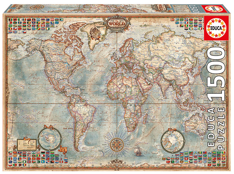 1500片古世界地圖