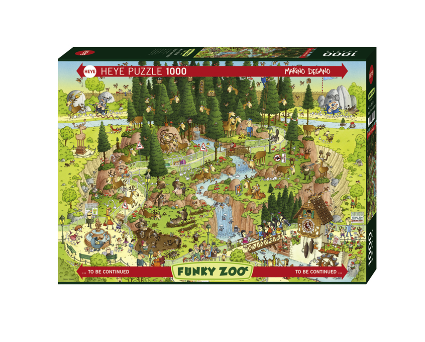 1000片 Funky Zoo黑森林動物區