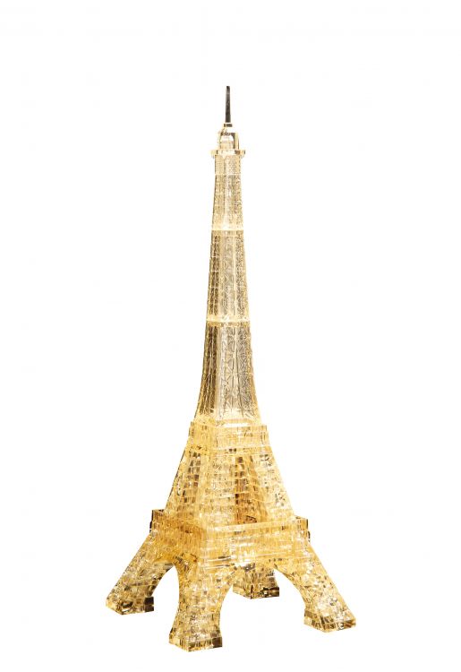 96片 巴黎艾菲爾鐵塔 黃色 (水晶拼圖)