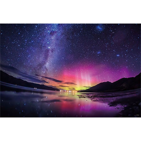 1000片 天空物語-紐西蘭極光(夜光版)