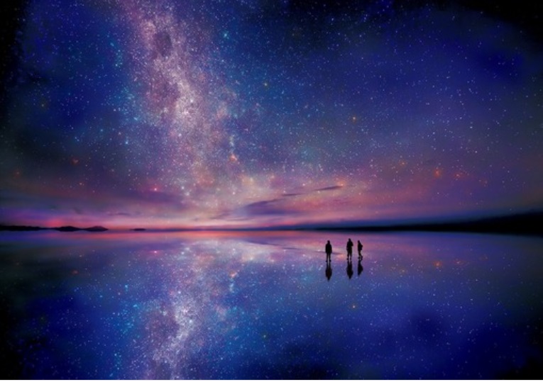 1000片  星空的烏尤尼鹽湖 (夜光版)