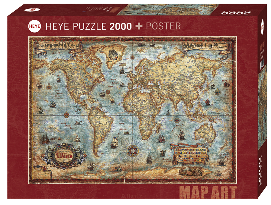 2000片 古世界地圖