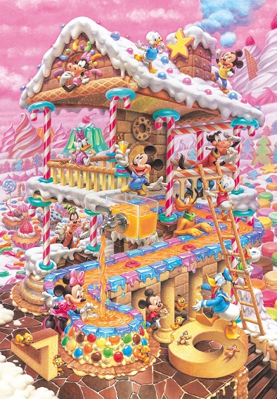 1000片 迪士尼 奇怪的甜點小屋