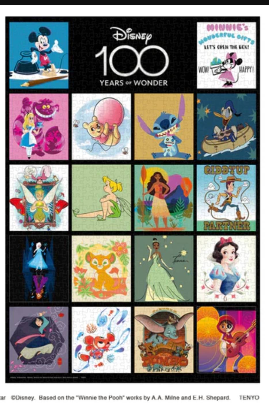 迪士尼100週年角色系列圖